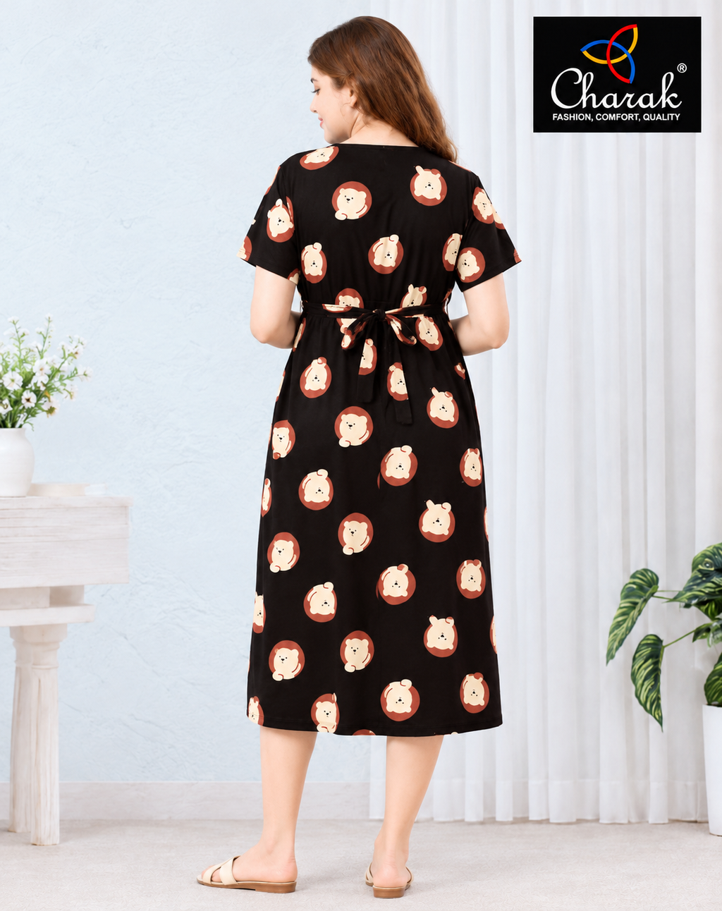 Zipless Short Nighties ( Charak)