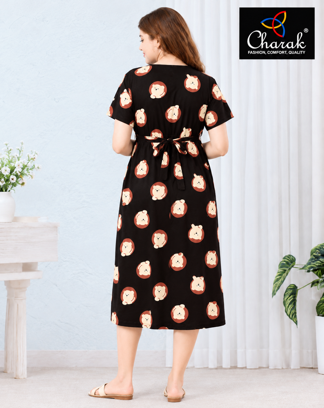 Zipless Short Nighties ( Charak)