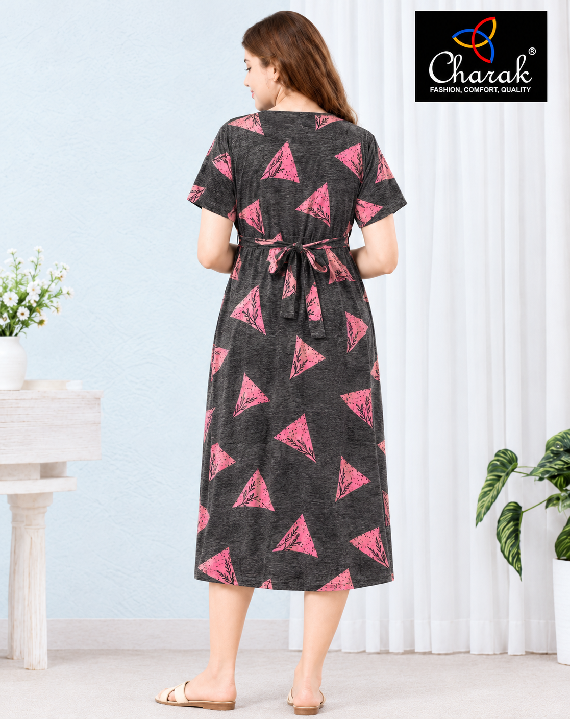 Zipless Short Nighties ( Charak)