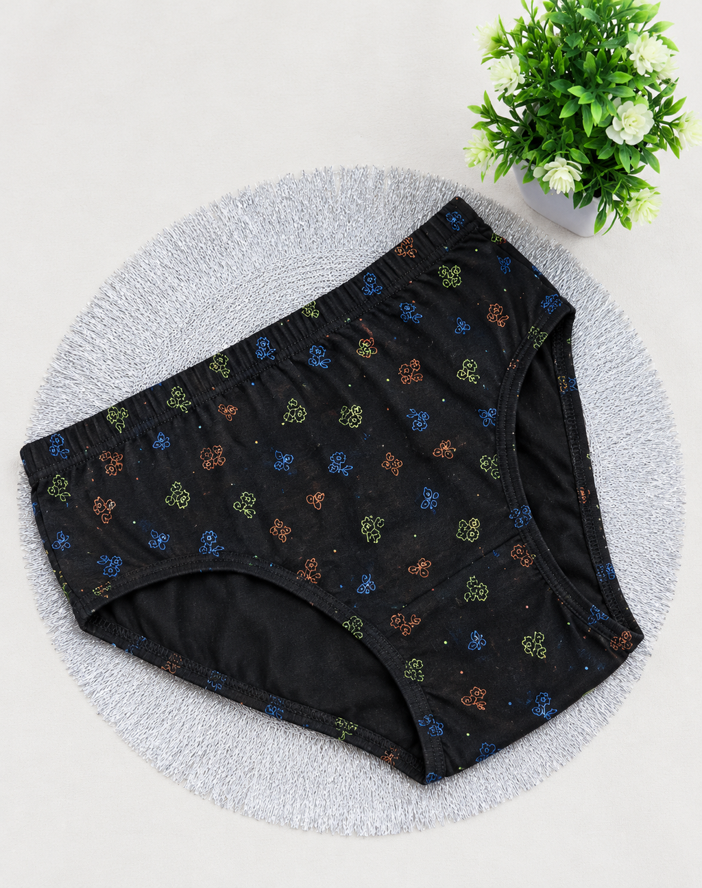 Combed Cotton Milton Panties ( Pak of 3)
