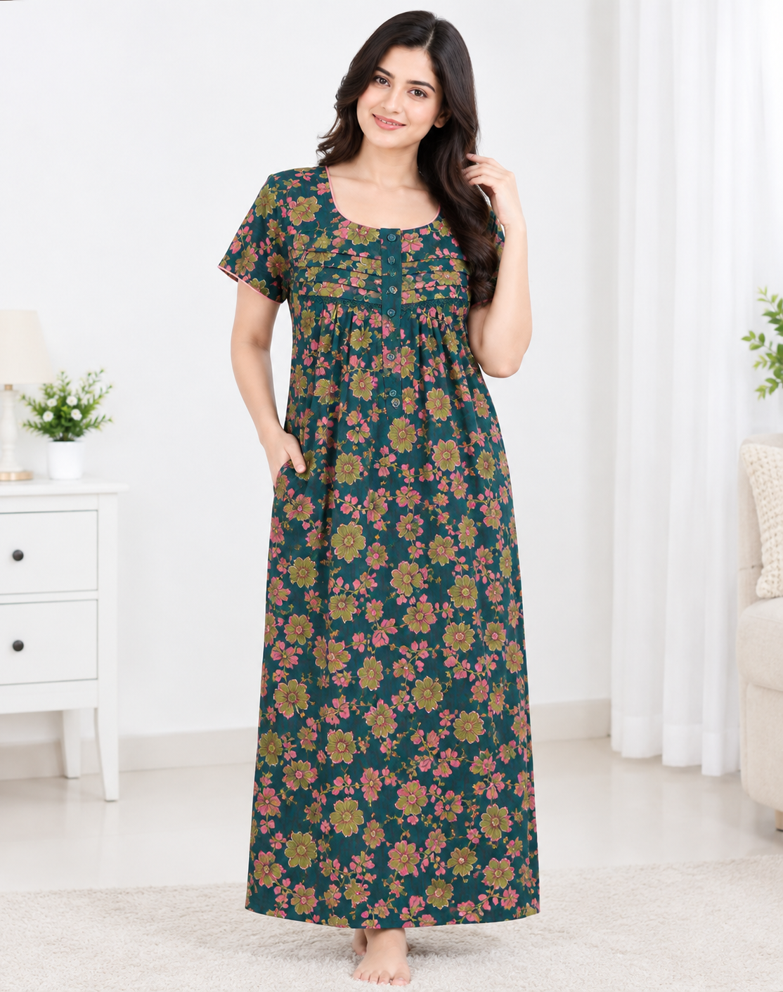 Kalamkari Cotton Nighties