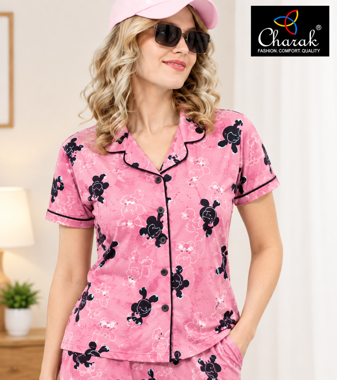 Charak Coller Night Suit