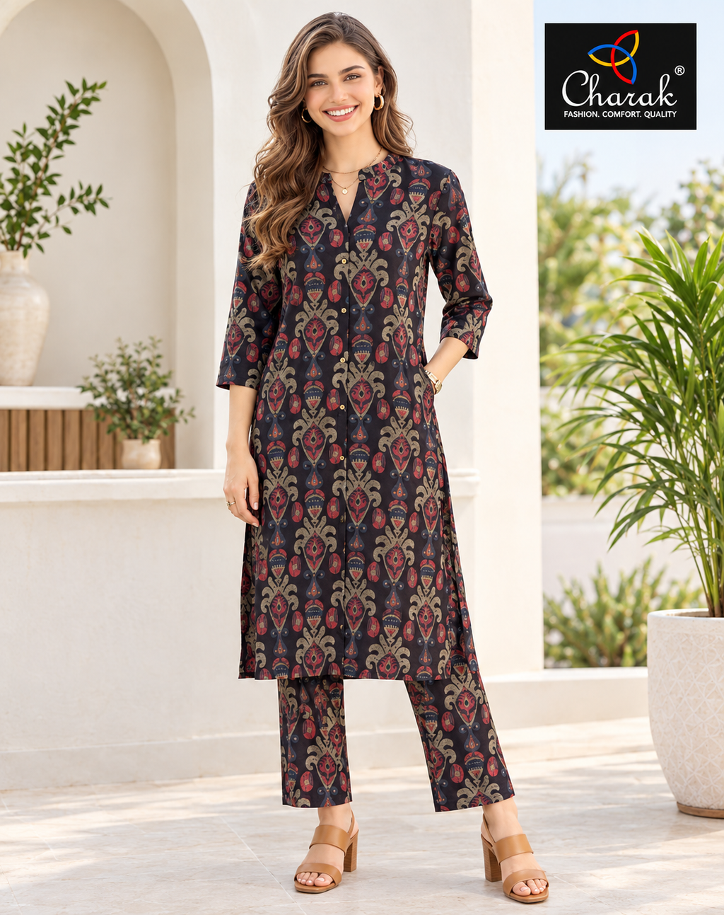Charak Pure Cotton Co-Ord Set