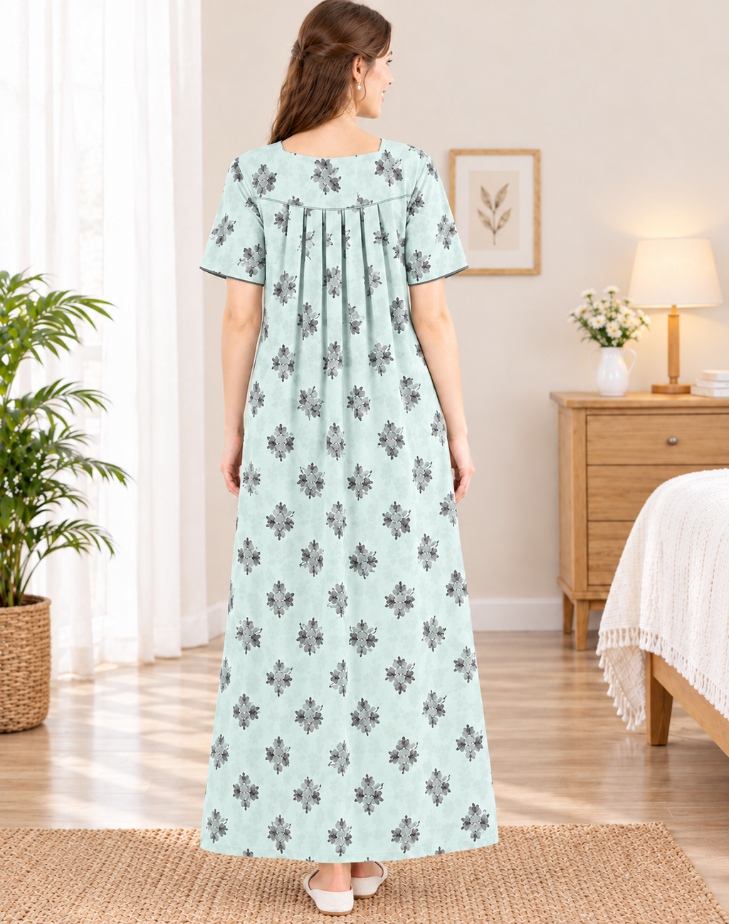 Pure Alpine Nighties/Digital Print /Charak