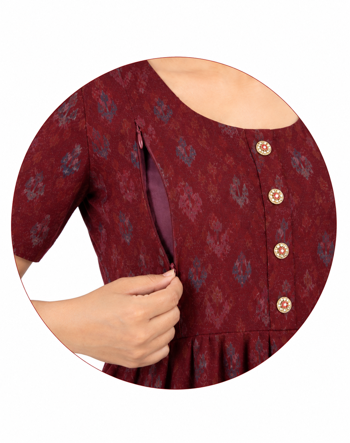Feeding Frock Model Nighties