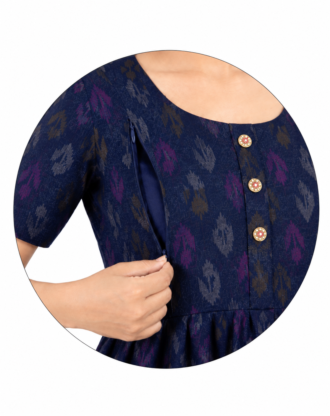 Feeding Frock Model Nighties