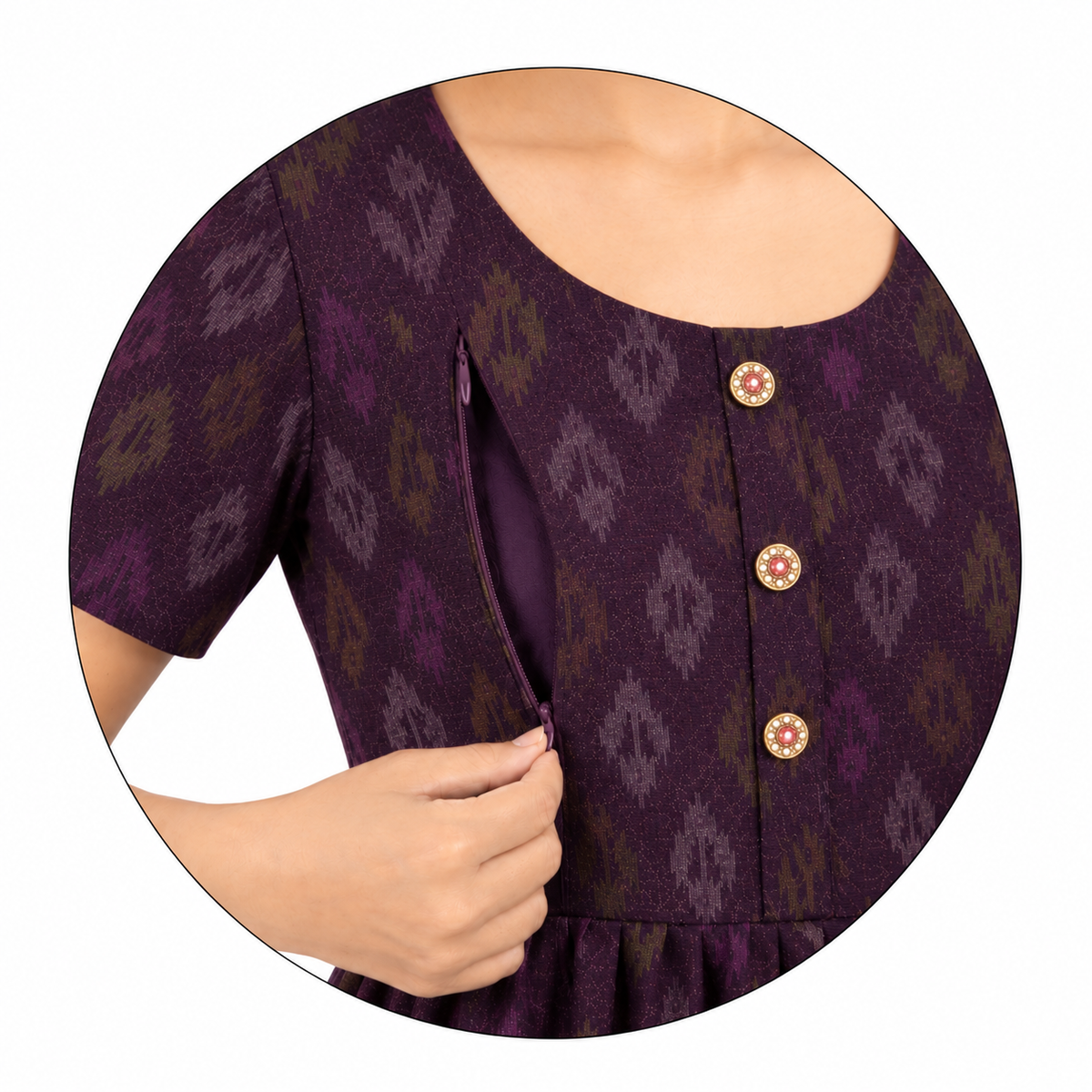 Feeding Frock Model Nighties