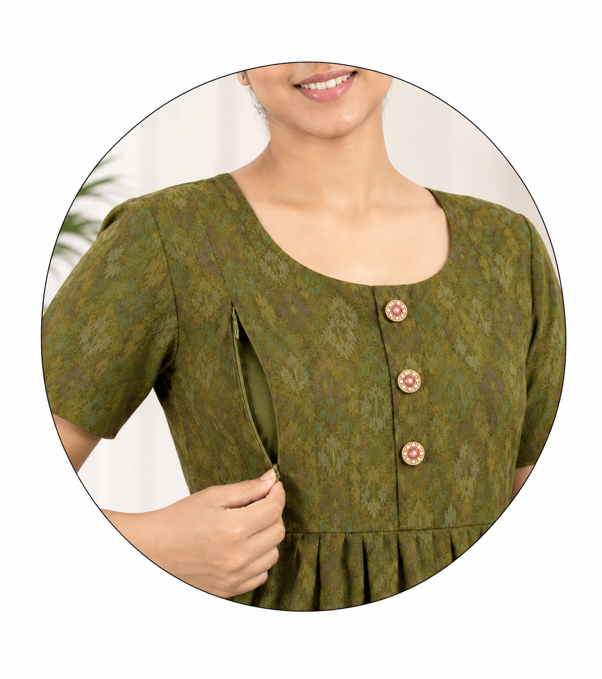 Feeding Frock Model Nighties