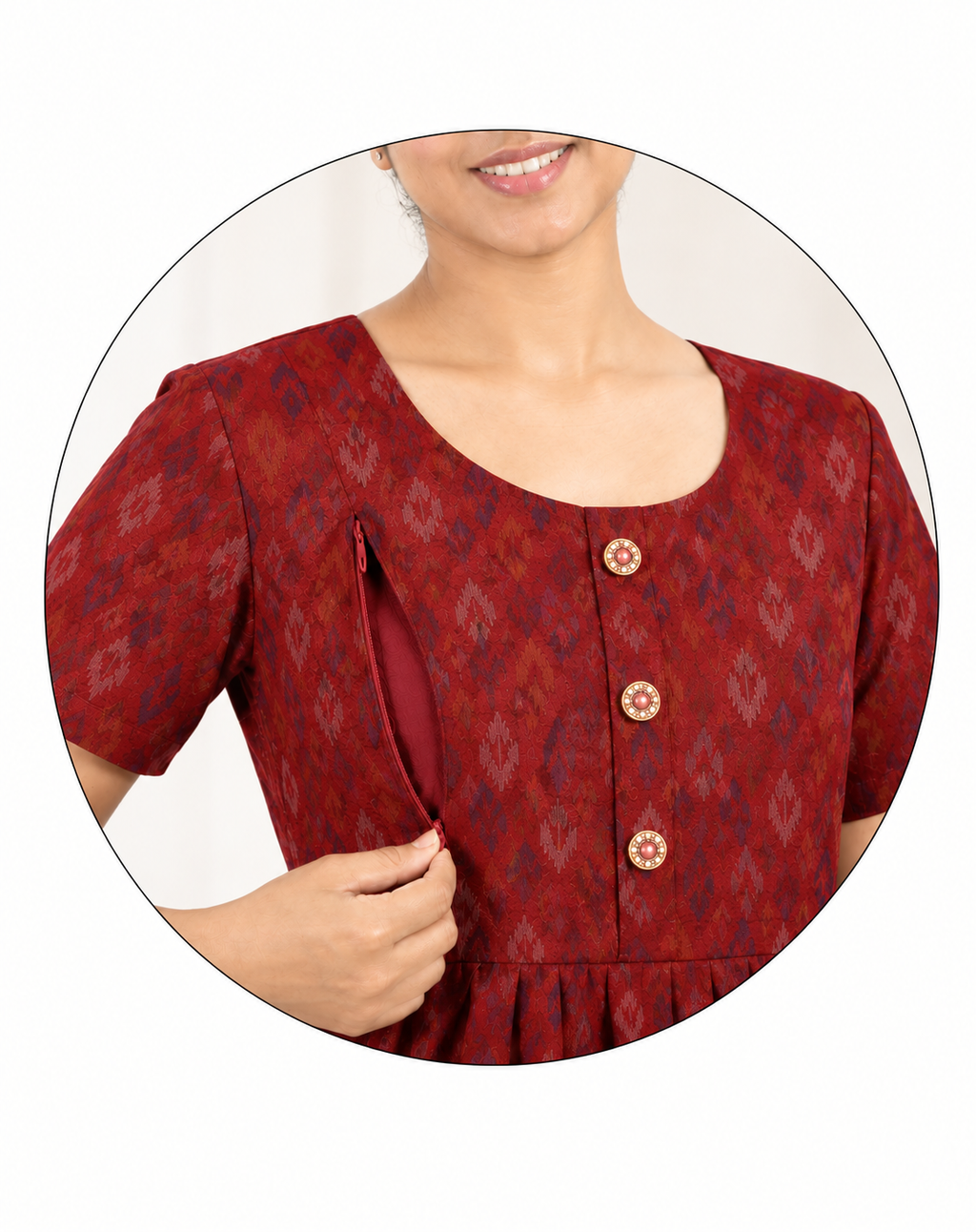 Feeding Frock Model Nighties