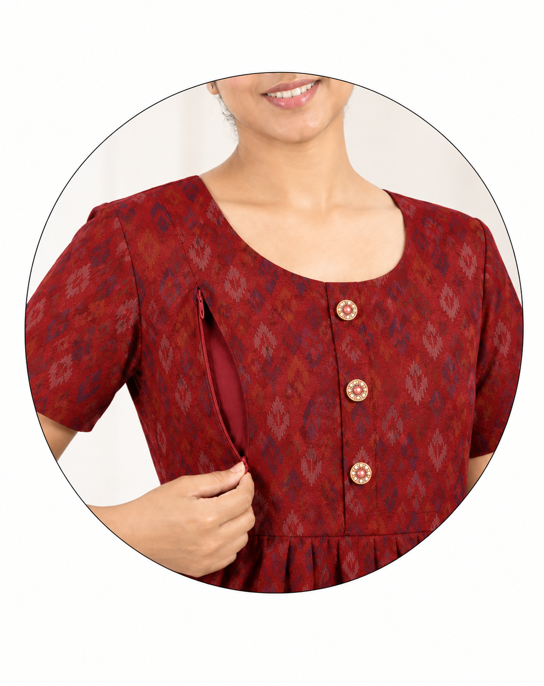 Feeding Frock Model Nighties