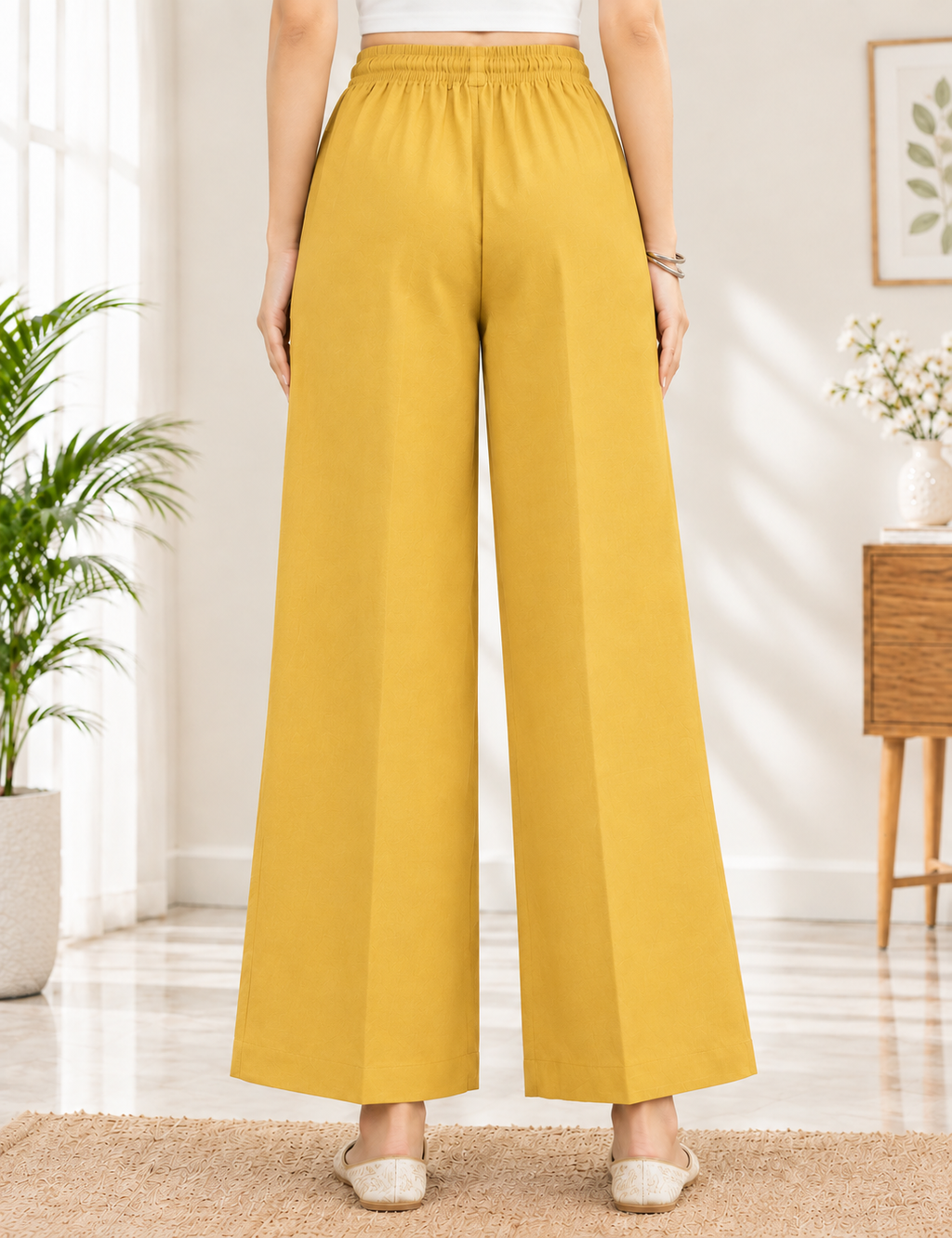 Rayon Palazzo Pants