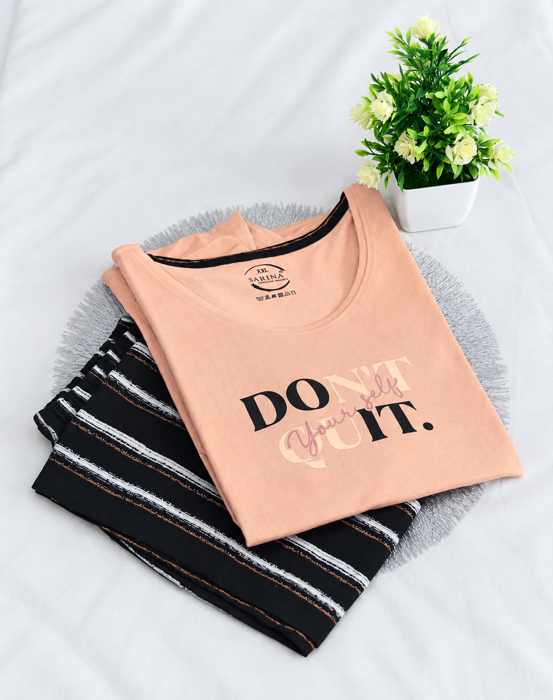 Round Neck Night Suit