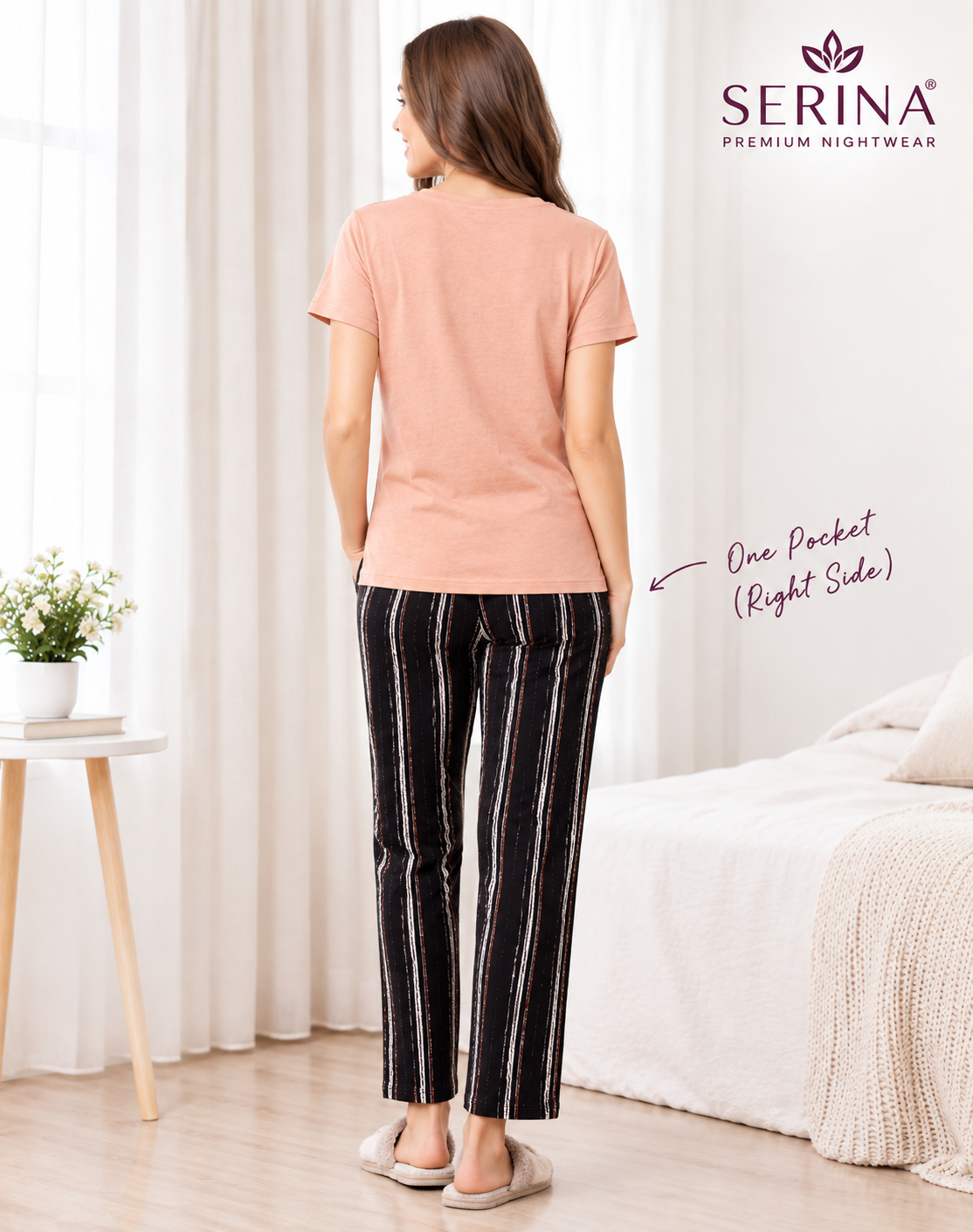 Round Neck Night Suit