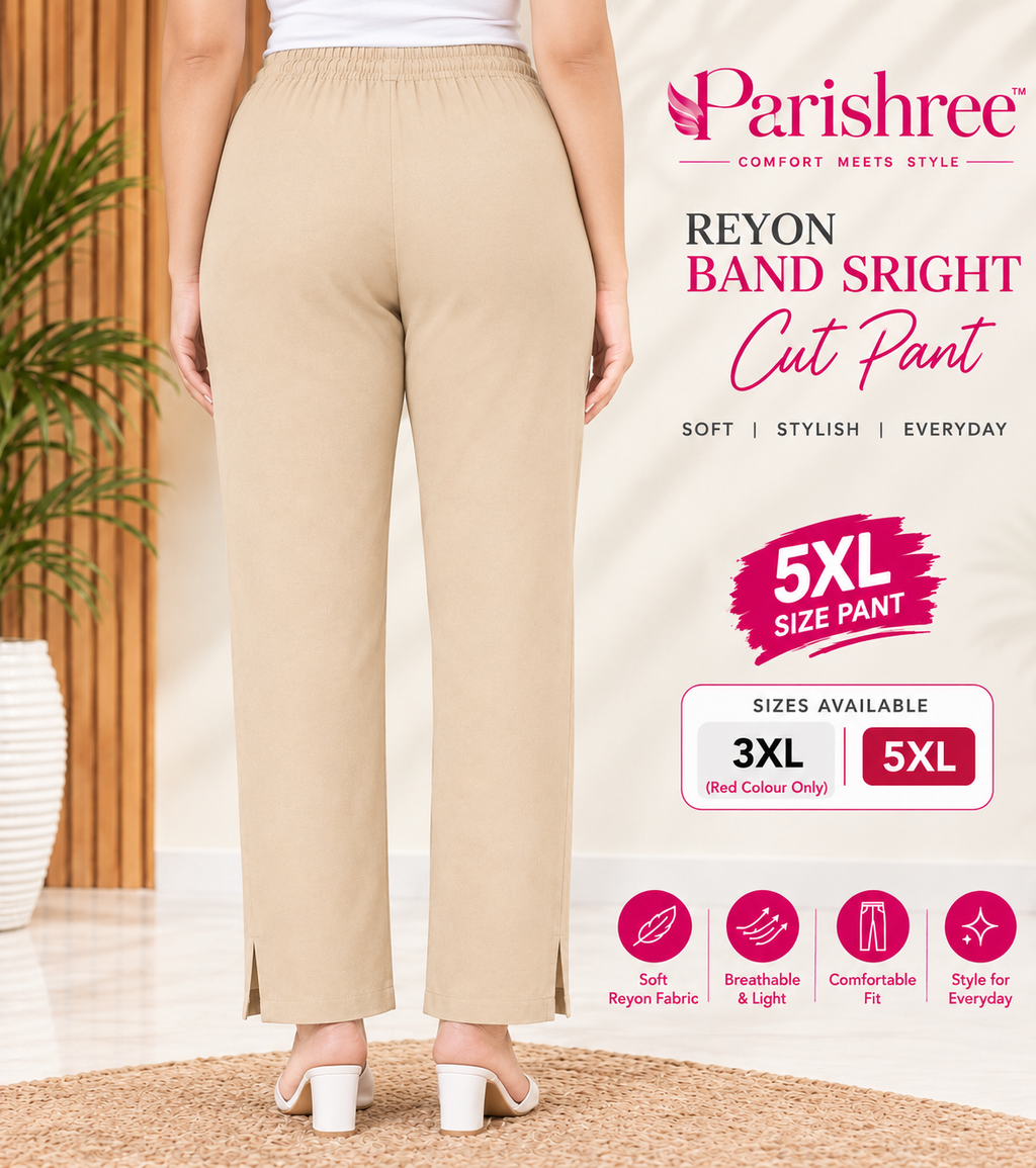 Parishree Rayon Stright Cut Pants