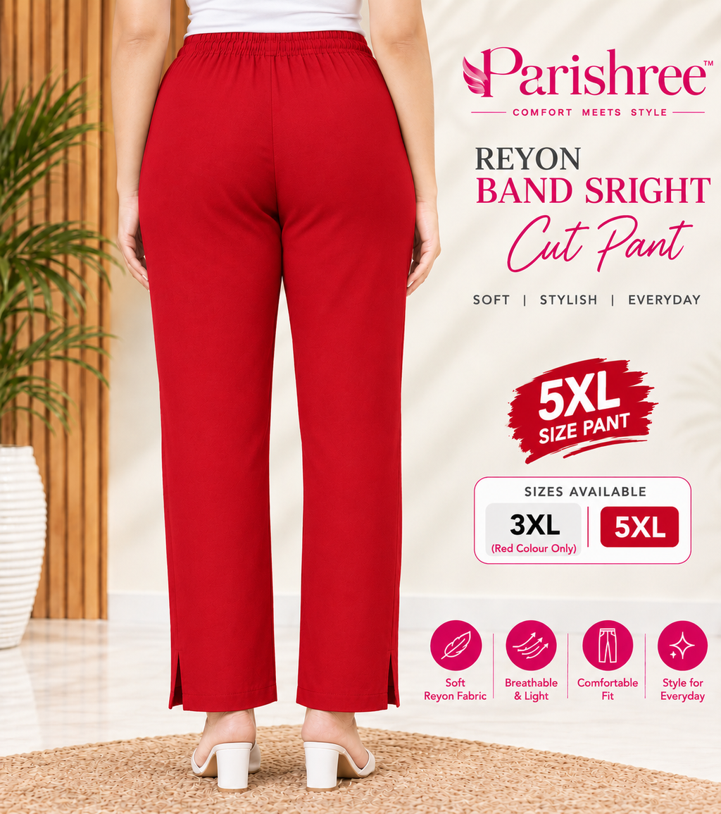 Parishree Rayon Stright Cut Pants