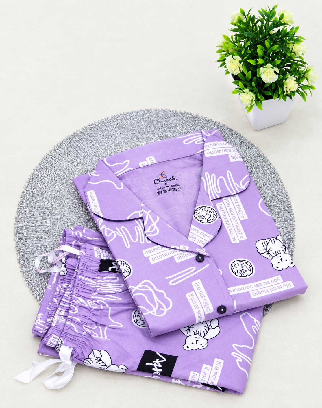 Charak Coller Night Suit