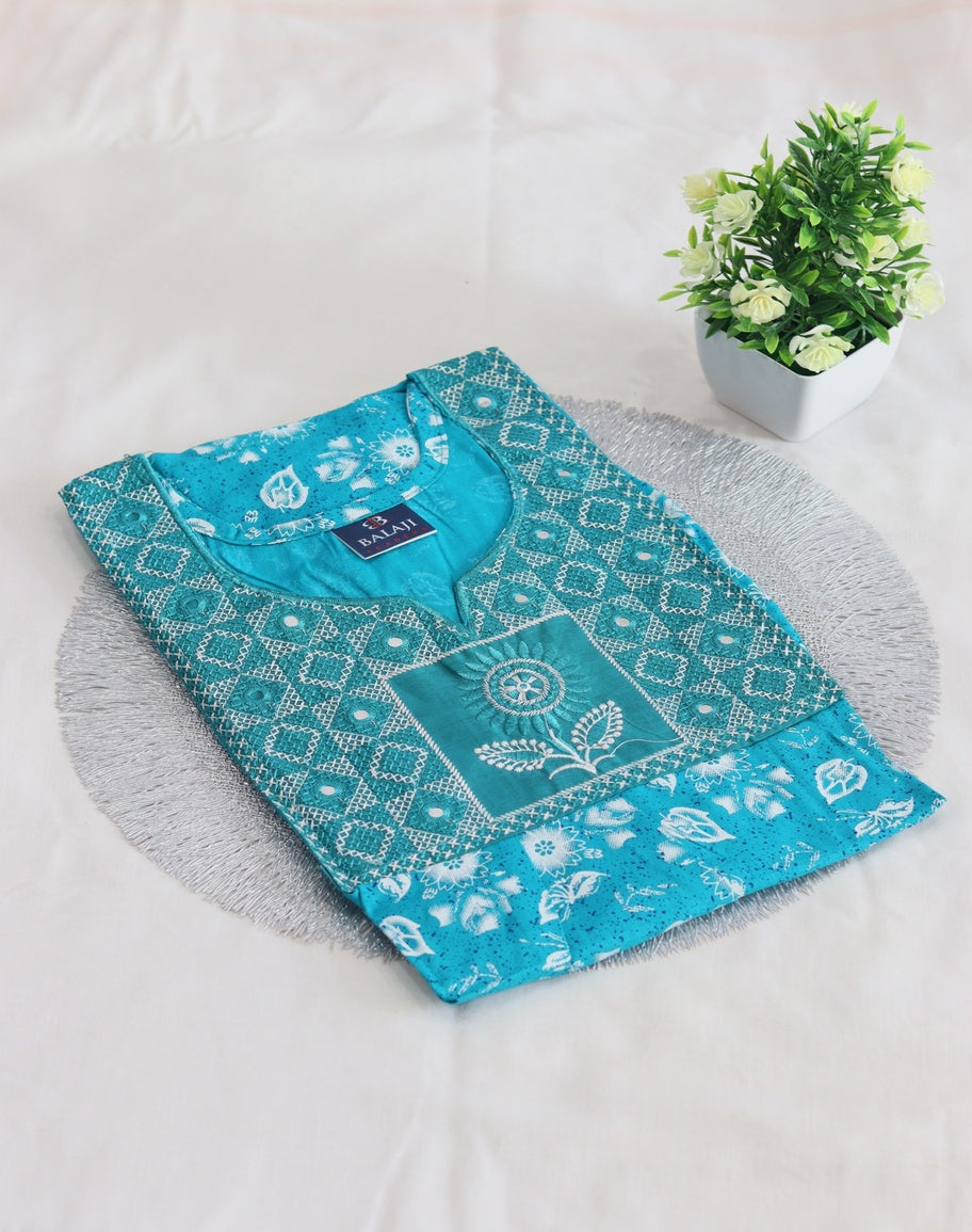 Mirror Work Nightys Turkish Blue