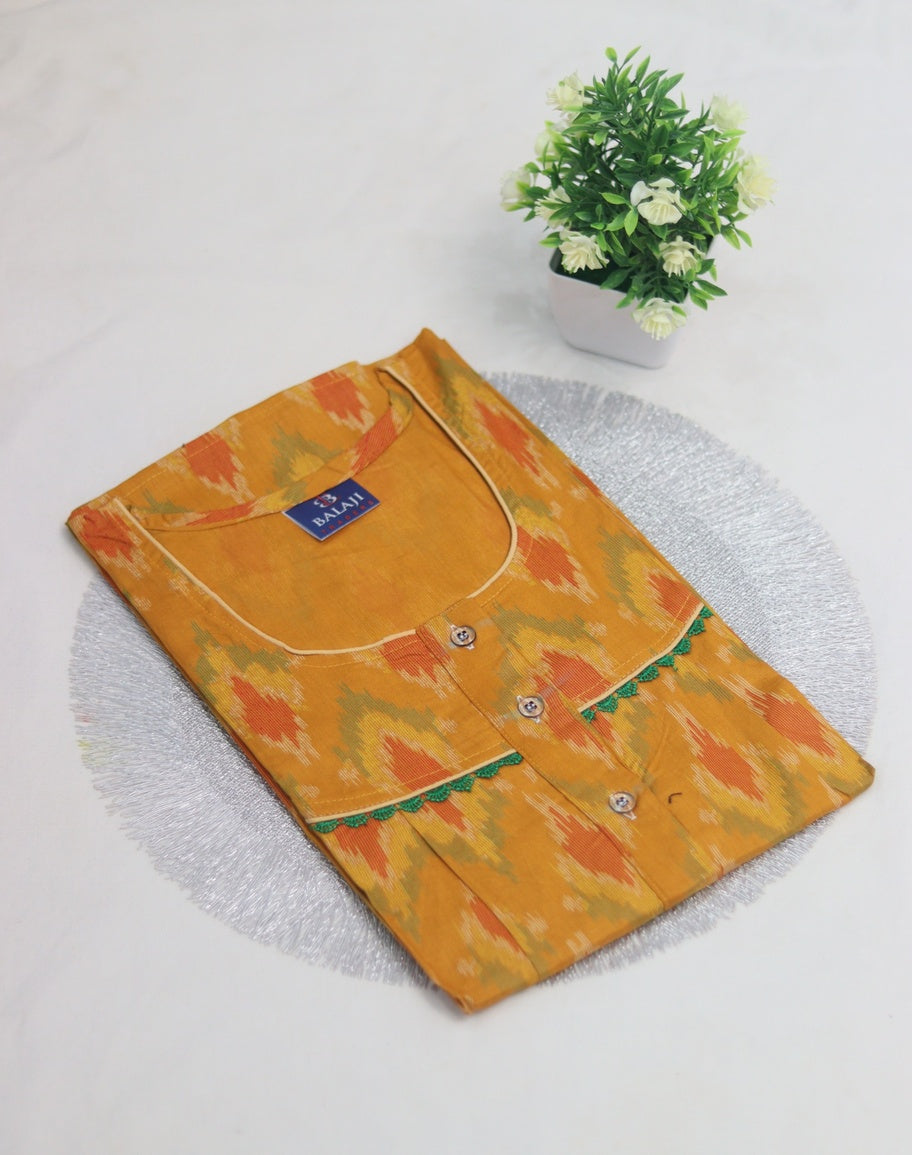 Pure Cotton 3 Button Nighties
