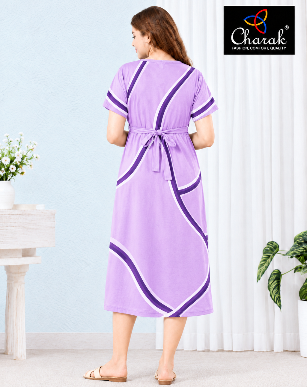 Zipless Short Nighties ( Charak)