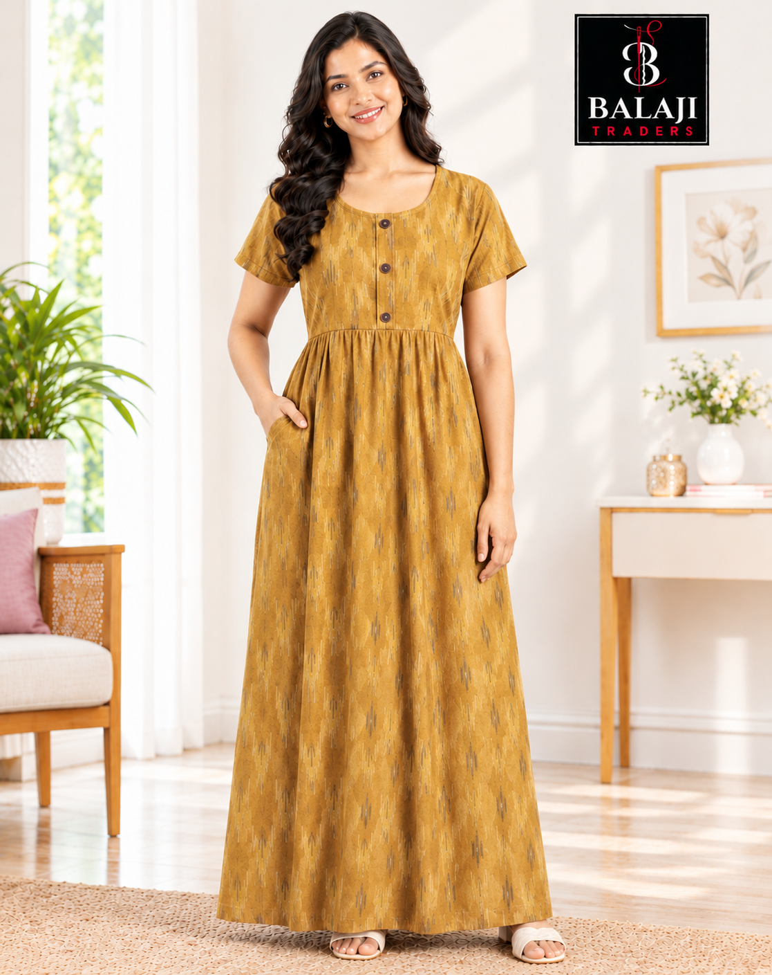 Pure  Cotton Frock Nighties