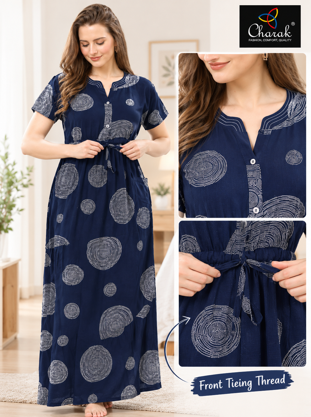 Heavy Rayon Long Ghear ( Charak)