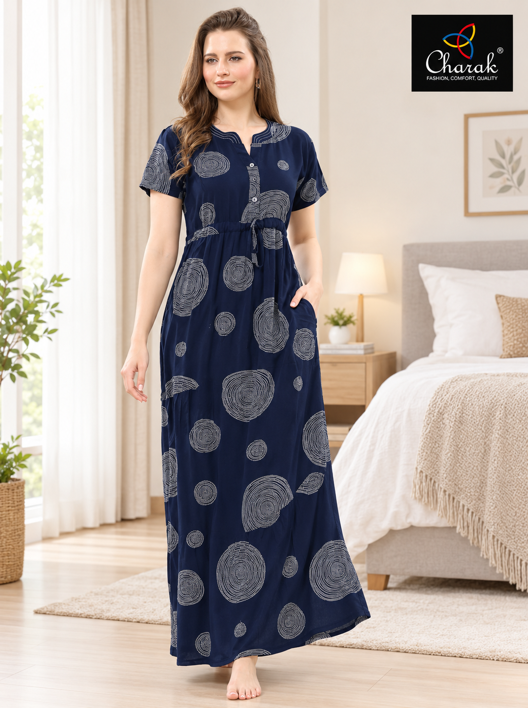 Heavy Rayon Long Ghear ( Charak)