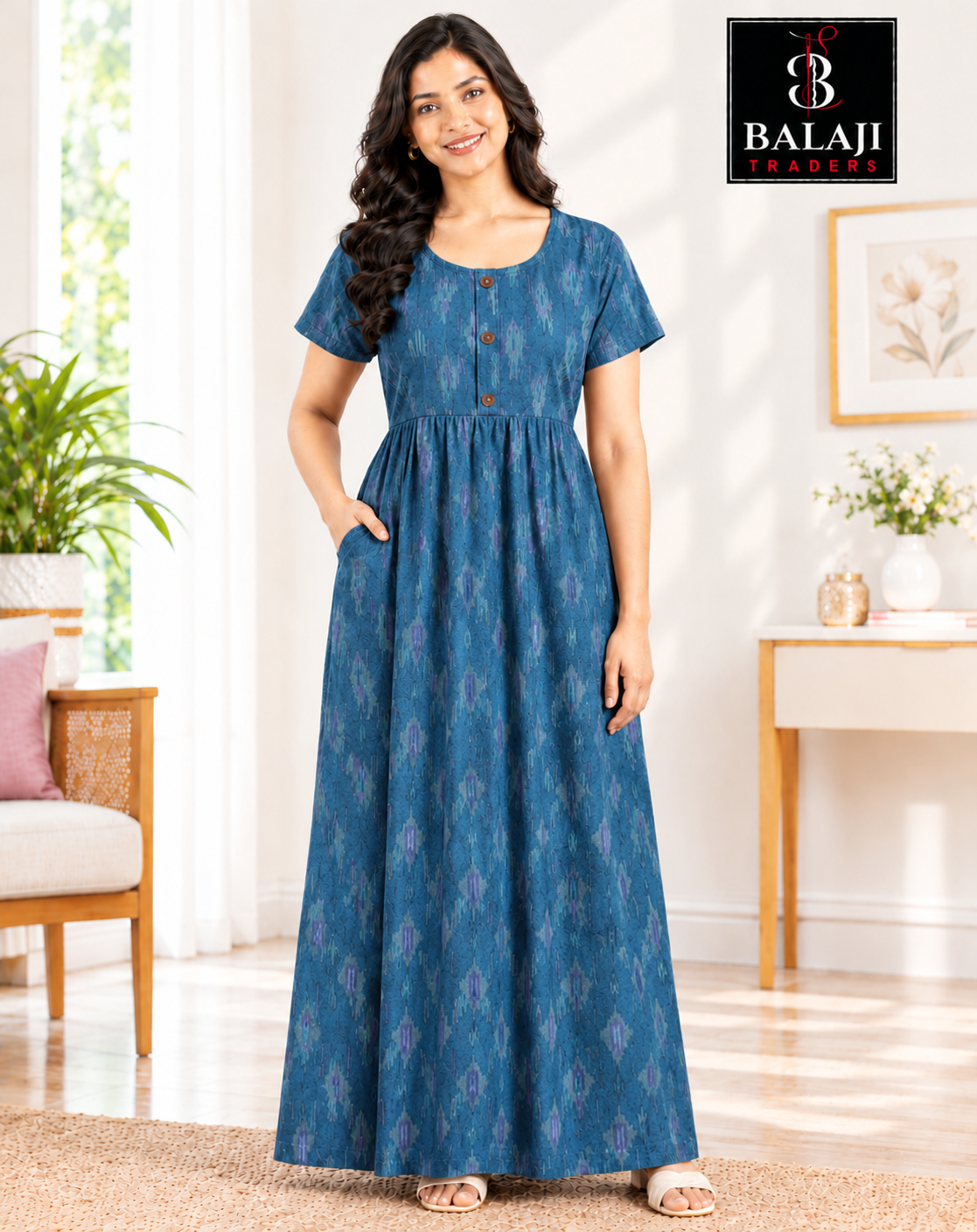 Pure  Cotton Frock Nighties