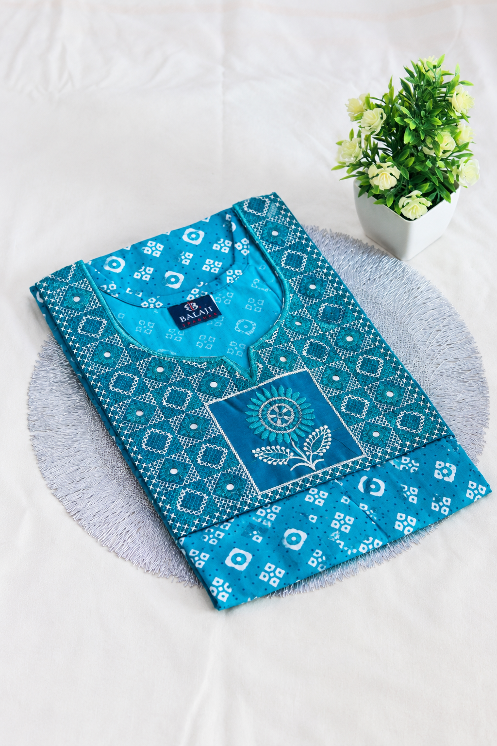 Mirror Work Nightys Turkish Blue