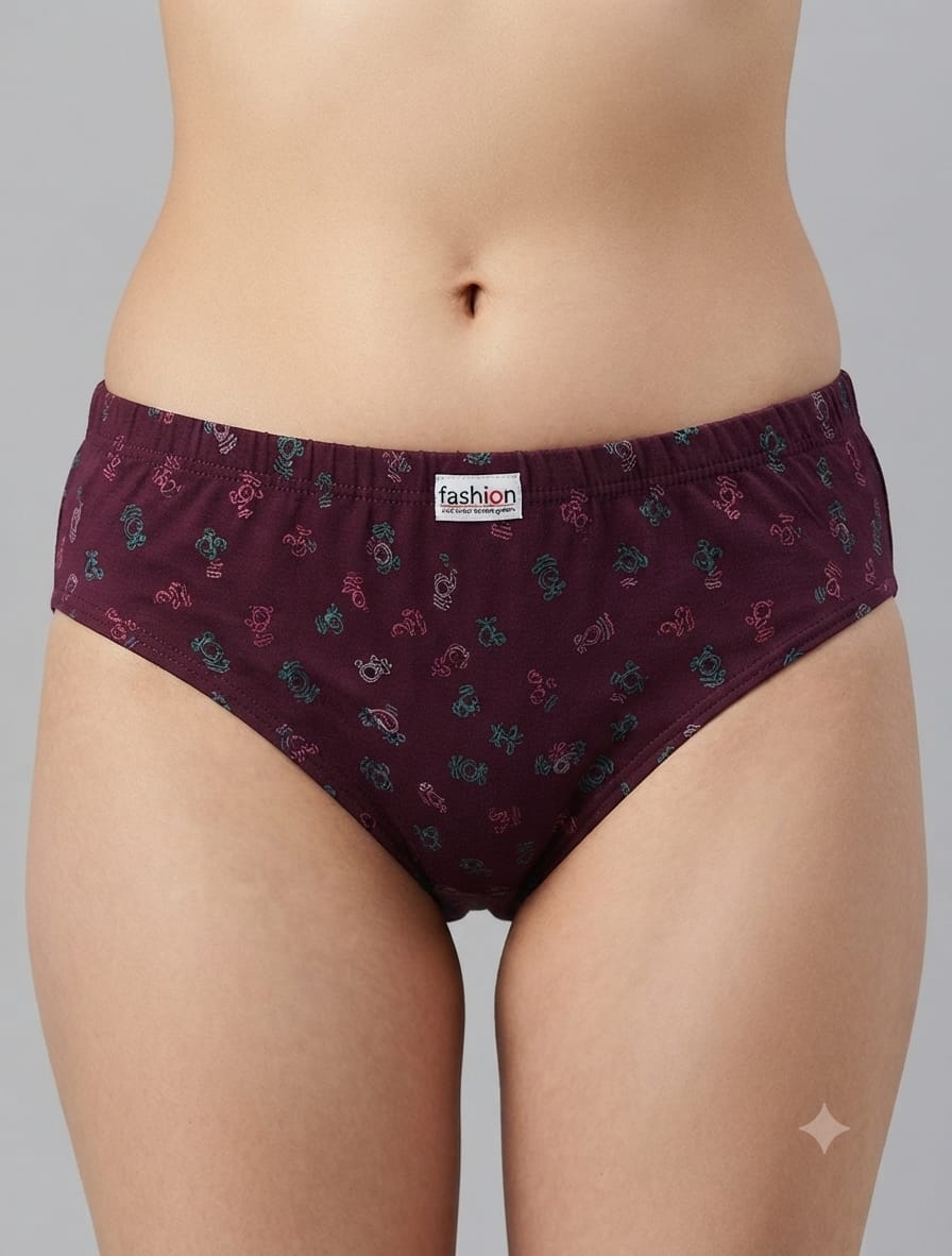 Combed Cotton Milton Panties ( Pak of 3)