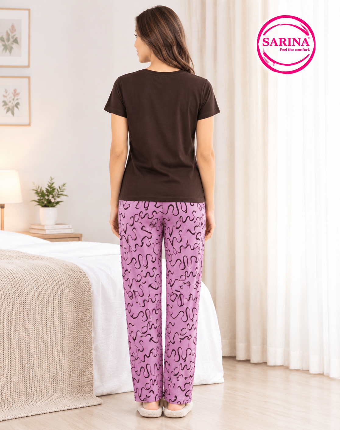 Round Neck Night Suit